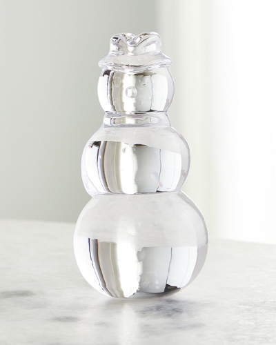 Simon Pearce Snowman Figurine