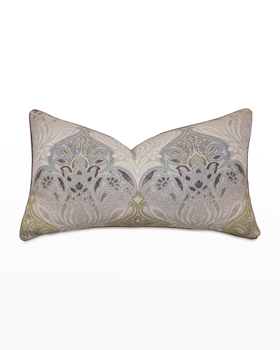 Eastern Accents Evie Damask King Sham In Plum, Bronze