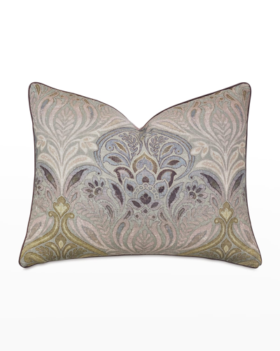 Eastern Accents Evie Damask Standard Sham In Plum, Bronze