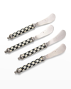 Mackenzie-childs Supper Club Courtly Check 4-piece Spreaders Set