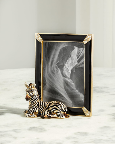 Jay Strongwater Zebra Photo Frame, 5" X 7"