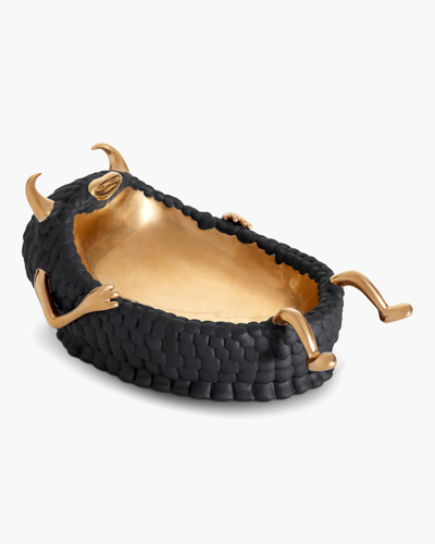 L'objet Haas Lazy Susan Decorative Tray In Black