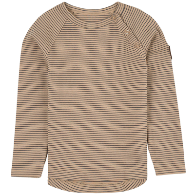 Gullkorn Design Villvette Striped T-shirt Sand In Beige