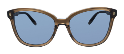 Ferragamo Sf 815s 210 Square Sunglasses In Blue