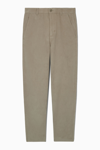 Cos Straight-leg Corduroy Chinos In Brown