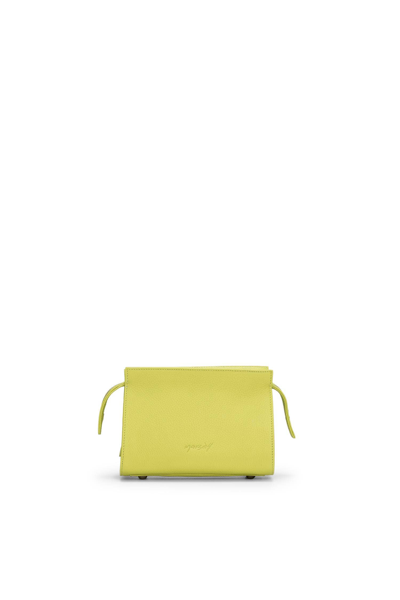 Marsèll Curvina Bag In Grained Leather In Lime