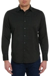 Robert Graham Serpens Cotton Blend Button-up Shirt In Black