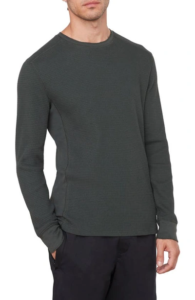 Vince Thermal Long Sleeve T-shirt In Night Pine