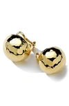 Ippolita Classico Pinball 18-karat Gold Clip Earrings In Green Gold