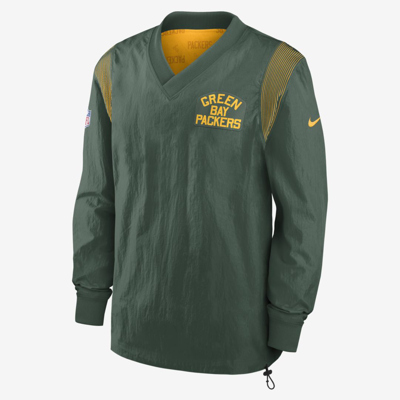 NIKE MEN'S THROWBACK STACK (NFL GREEN BAY PACKERS) PULLOVER JACKET,1007648041