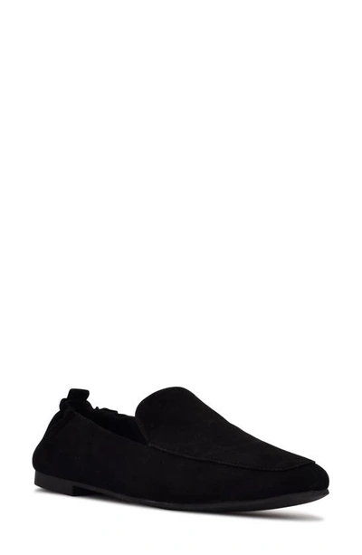 Nine West Women's Haylee Square Toe Slip-on Loafers Women's Shoes In Black