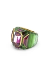 SWAROVSKI SWAROVSKI CHROMA CRYSTAL STATEMENT RING