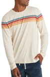 MARINE LAYER ENGINEERED SUNSET STRIPE LONG SLEEVE T-SHIRT