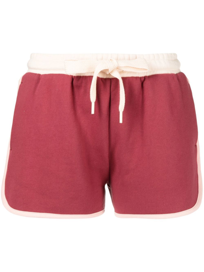 The Upside Banksia Leah Track Shorts In Currant
