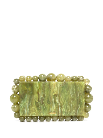 Cult Gaia Eos Clutch Clutch In Green Acrylic