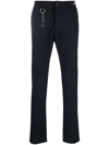 Paul & Shark Keyring-detail Tailored Trousers In Blue