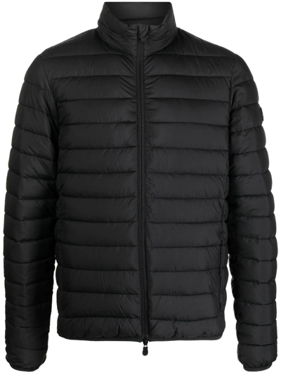 Save The Duck Zip-up Padded Jacket In Black