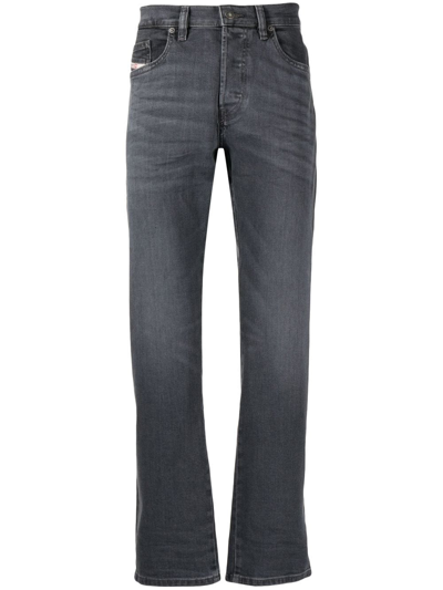 Diesel Slim-cut Denim Jeans In Grau