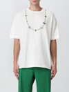Ambush Stoppers Drawstring-embellished Cotton-jersey T-shirt In White
