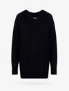 Sportmax Legenda Oversize Virgin Wool-cashmere Blend Sweater In Black