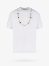 Ambush Stoppers Drawstring-embellished Cotton-jersey T-shirt In White