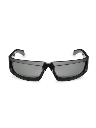 Prada 63mm Shield Sunglasses In Black