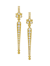 TEMPLE ST CLAIR WOMEN'S TEMPLE BATON 18K YELLOW GOLD & DIAMOND DROP EARRINGS