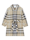 BURBERRY BABY GIRL'S & LITTLE GIRL'S BELTED IVY CHECK DRESS