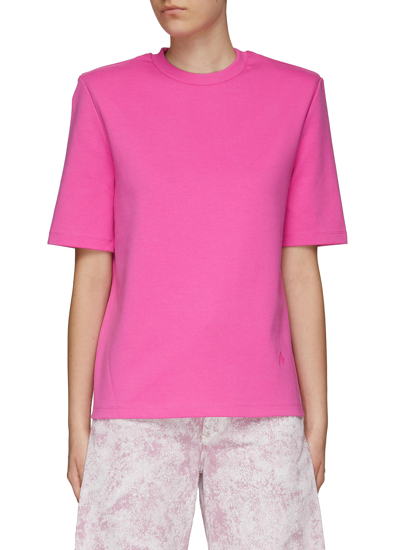 Attico Bella T-shirt In Rose-pink Cotton