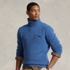 Ralph Lauren Wool-cashmere Turtleneck Sweater In Twilight Blue Heather
