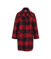 RED VALENTINO RED VALENTINO WOMEN'S RED OTHER MATERIALS COAT,1R3CAF056HR22L58 44