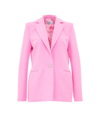 Chiara Ferragni Crystal-embellished Single-breasted Blazer In Pink