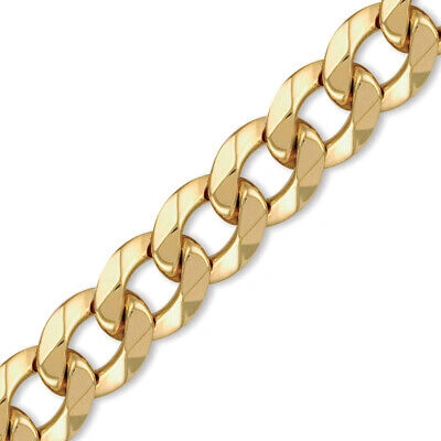 Pre-owned Jewelco London Mens 9ct Gold Heavy Weight Curb Link 20mm Chain Bracelet 9 Inch