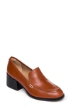 Bernardo Women's Eryn Block-heel Loafer In Chestnut