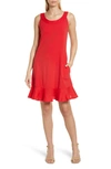Tommy Bahama Marina Slub Mini Dress In Red