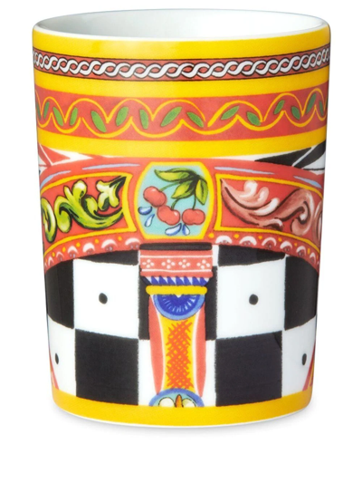 Dolce & Gabbana Archive-print Porcelain Cup In Multicolour