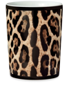 DOLCE & GABBANA LEOPARD-PRINT PORCELAIN CUP