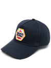 DSQUARED2 LOGO-PATCH BASEBALL CAP