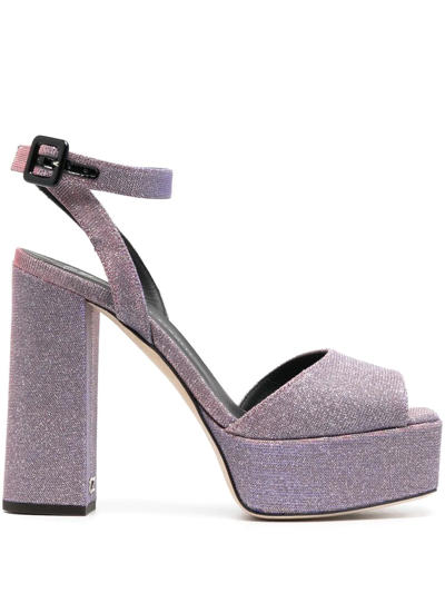 Giuseppe Zanotti Tarifa Open-toe 130mm Heel Sandals In Rosa