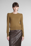 ISABEL MARANT ÉTOILE KLEA KNITWEAR IN GREEN WOOL