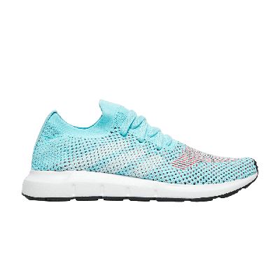 Pre-owned Adidas Originals Wmns Swift Run Primeknit 'aqua' In Teal