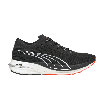 Pre-owned Puma Wmns Deviate Nitro 'black'
