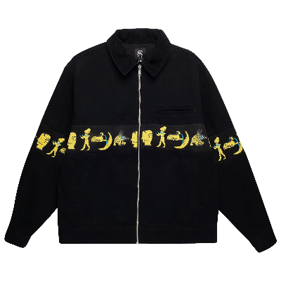 Pre-owned Brain Dead Egyptian Canvas Jacket 'washed Black'
