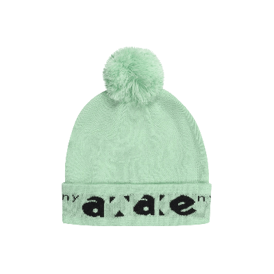 Pre-owned Awake Ny Block Out Logo Beanie 'teal'