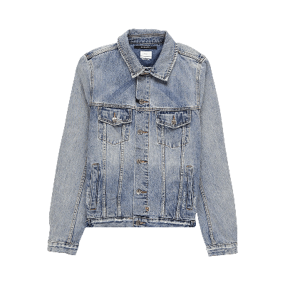 Pre-owned Ksubi Classic Jacket 'jinx Pay Up' In Blue