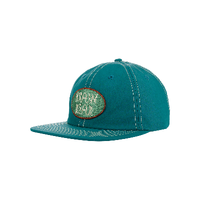 Pre-owned Brain Dead Bugs Lyfe 6 Panel Cap 'teal' In Blue