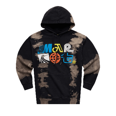 Pre-owned Market Air Transit Puff Tie Dye Hoodie 'brown Tie Dye' In Multi-color