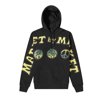 Pre-owned Market Cali Lock Gradient Hoodie 'black Overdye/bodye' In Multi-color