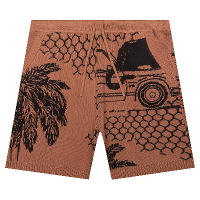 Pre-owned Honor The Gift Concrete Jungle Shorts 'peach' In Orange