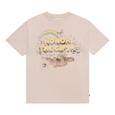 Pre-owned Honor The Gift Palms Short-sleeve T-shirt 'cream'